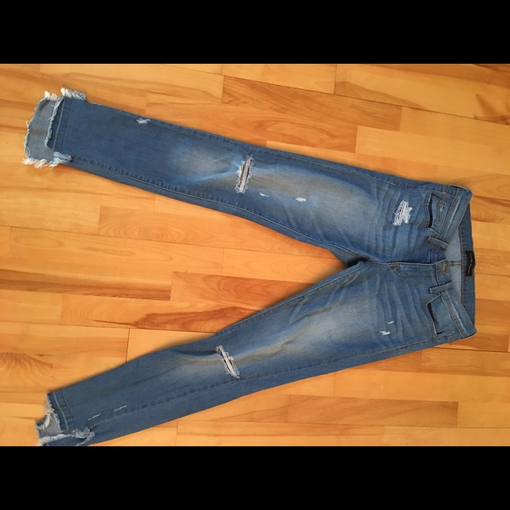 Flying monkey blue jeans.